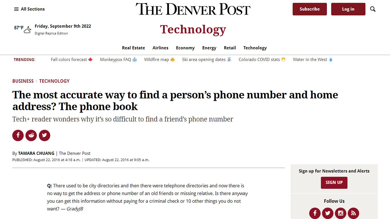 How to find a person's phone number and address